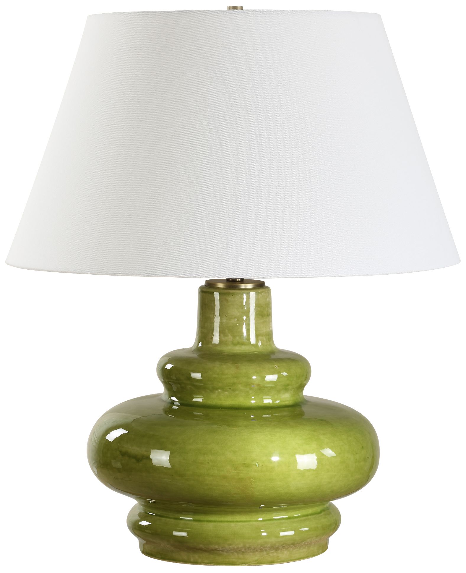 Image 4 Uttermost Penny 25 1/2" Green Porcelain more views