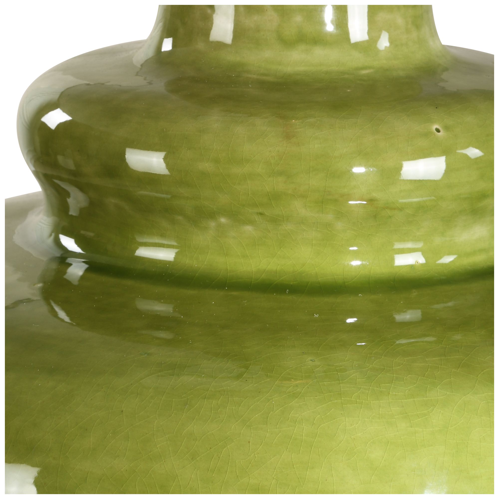 Image 5 Uttermost Penny 25 1/2" Green Porcelain more views