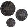 Thumbnail4 of Uttermost Peonia Indoor-Outdoor Bronze 3-Piece Wall Decor more views