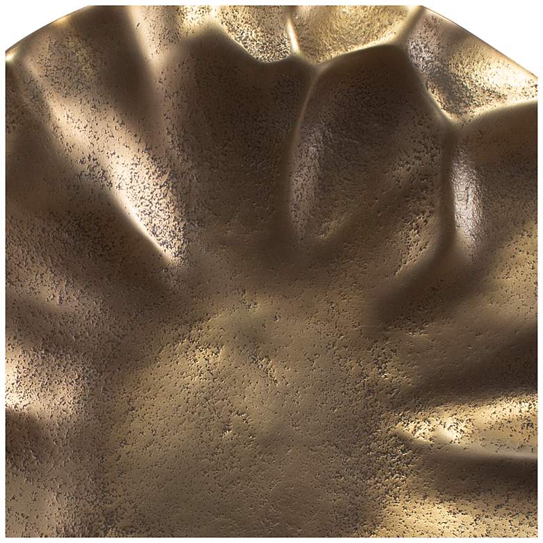 Image 5 Uttermost Peonia Indoor-Outdoor Gold 3-Piece Wall Decor more views