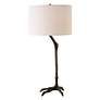3_Uttermost Perch Warm Bronze Bird Leg Table Lamp