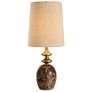 2_Uttermost Percy 29" Brown Marble Buffet Lamp