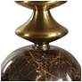 6_Uttermost Percy 29" Brown Marble Buffet Lamp more views