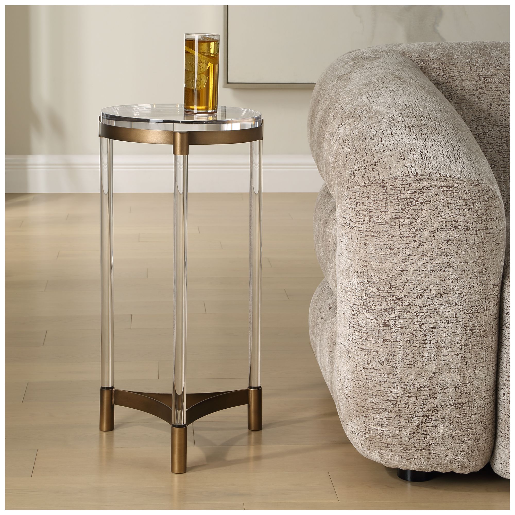 Image 3 Uttermost Pereira 13 1/8" Wide Accent Table more views