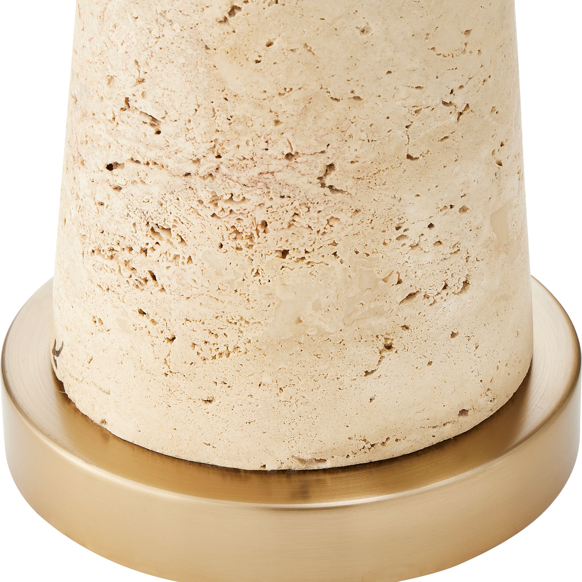 Image 5 Uttermost Perkins 31 5/8" High Travertine Table Lamp more views