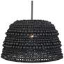 Thumbnail3 of Uttermost Persephone 20 3/4" Wide 1 Lt Matte Black Pendant more views