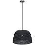 Thumbnail4 of Uttermost Persephone 20 3/4" Wide 1 Lt Matte Black Pendant more views