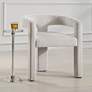 3_Uttermost Perspective Ecru Woven Fabric Dining Chair more views