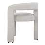 5_Uttermost Perspective Ecru Woven Fabric Dining Chair more views