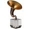 Uttermost Phonograph 13 3/4"H Dark Bronze and Gold Sculpture