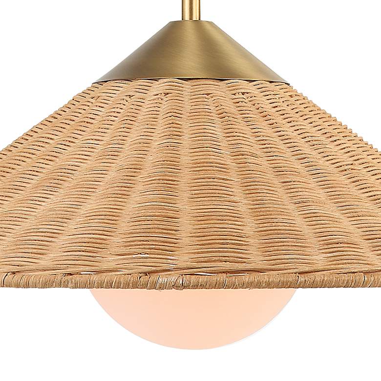 Image 2 Uttermost Phuvinh 20"W Woven Natural Rattan Pendant Light more views