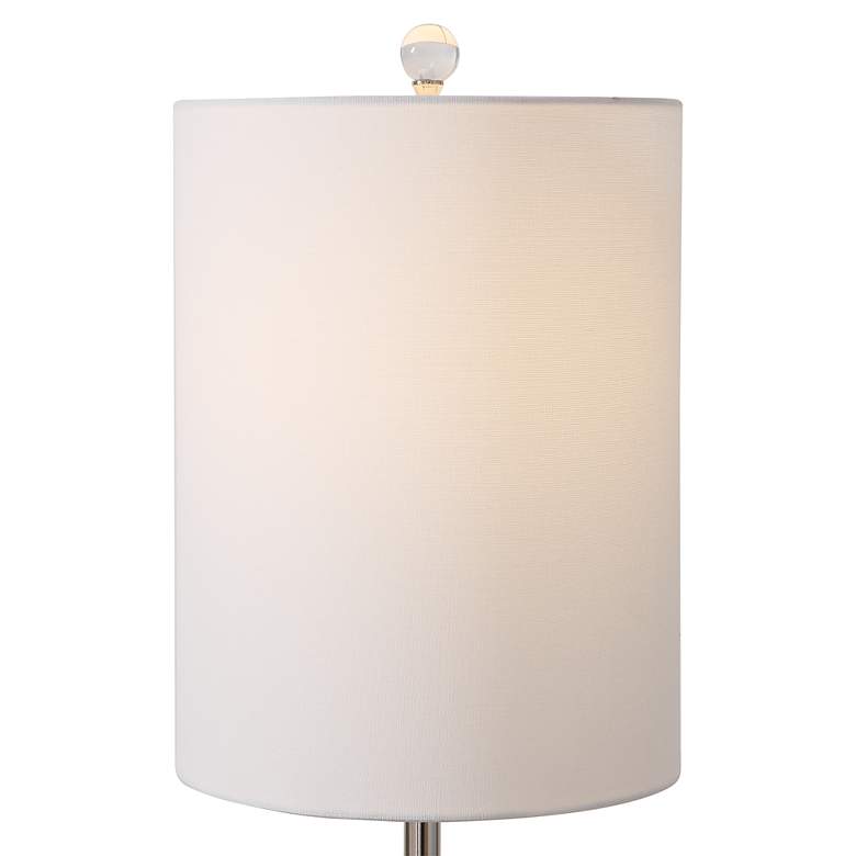 Image 5 Uttermost Piers 33 1/2" HIgh Mottled Blue Ceramic Buffet Table Lamp more views