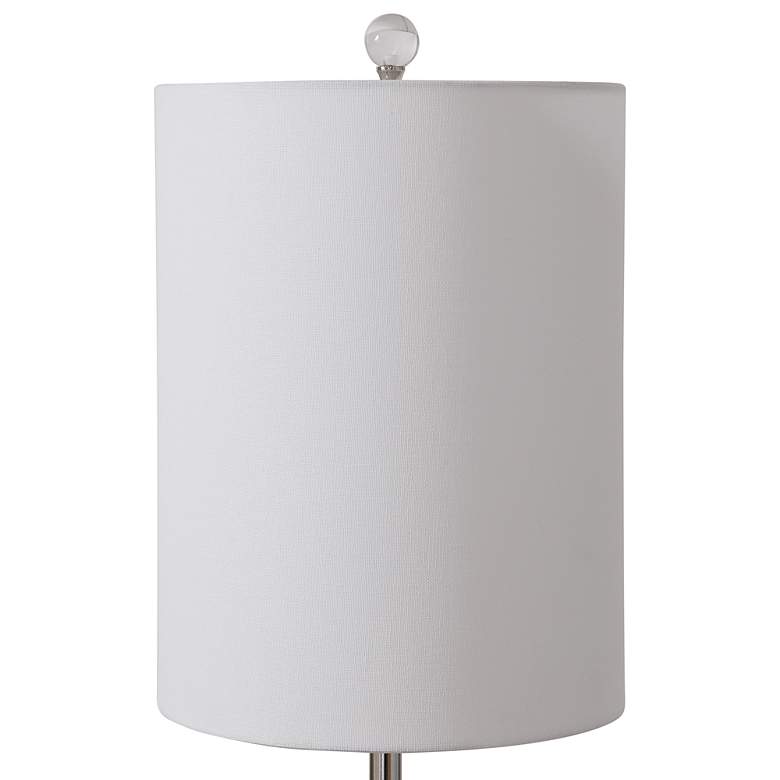 Image 6 Uttermost Piers 33 1/2" HIgh Mottled Blue Ceramic Buffet Table Lamp more views