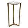 2_Uttermost Pietra Antique Brass Metal and Marble Top Drink Table