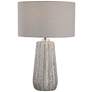 2_Uttermost Pikes 26" High Stone-Ivory and Taupe Ceramic Table Lamp