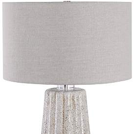 Image4 of Uttermost Pikes 26" High Stone-Ivory and Taupe Ceramic Table Lamp more views