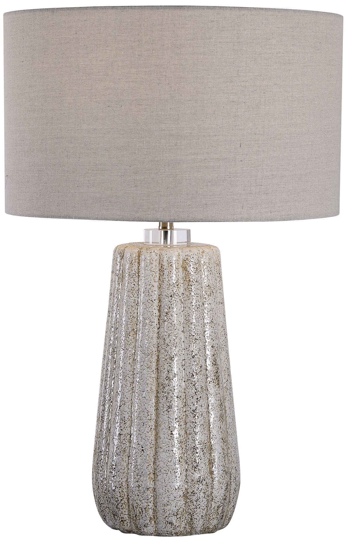 Uttermost Pikes StoneIvory and Taupe Ceramic Table Lamp 87N12