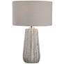 Uttermost Pikes Stone-Ivory and Taupe Ceramic Table Lamp