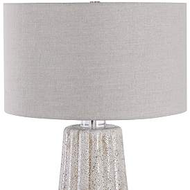 Image4 of Uttermost Pikes Stone-Ivory and Taupe Ceramic Table Lamp more views