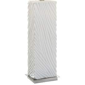 Image4 of Uttermost Pillar 32"  Modern White Marble Table Lamp more views