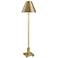 Uttermost Pilot 36 1/2" Plated Brushed Brass Metal Buffet Table Lamp
