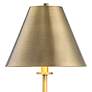 Uttermost Pilot 36 1/2" Plated Brushed Brass Metal Buffet Table Lamp