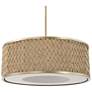 3_Uttermost Pinchot 22 1/4" Rattan 4-Light Pendant more views