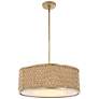 5_Uttermost Pinchot 22 1/4" Rattan 4-Light Pendant more views
