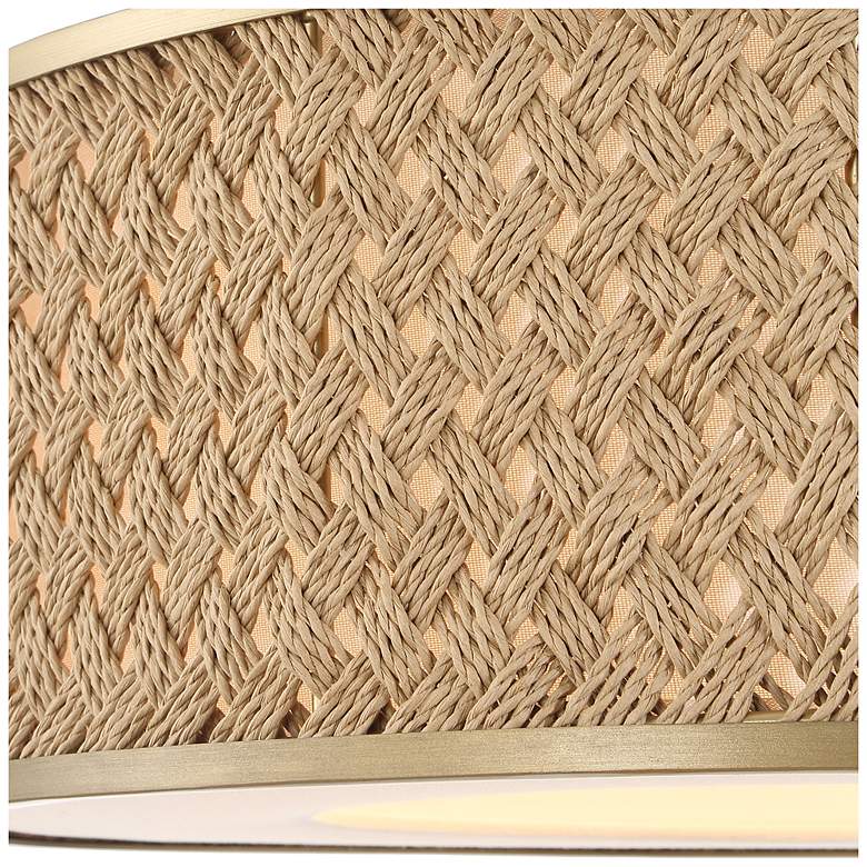 Image 6 Uttermost Pinchot 22 1/4" Rattan 4-Light Pendant more views