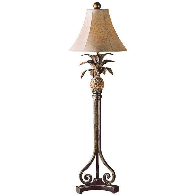 Image 1 Uttermost Pineapple Buffet Table Lamp
