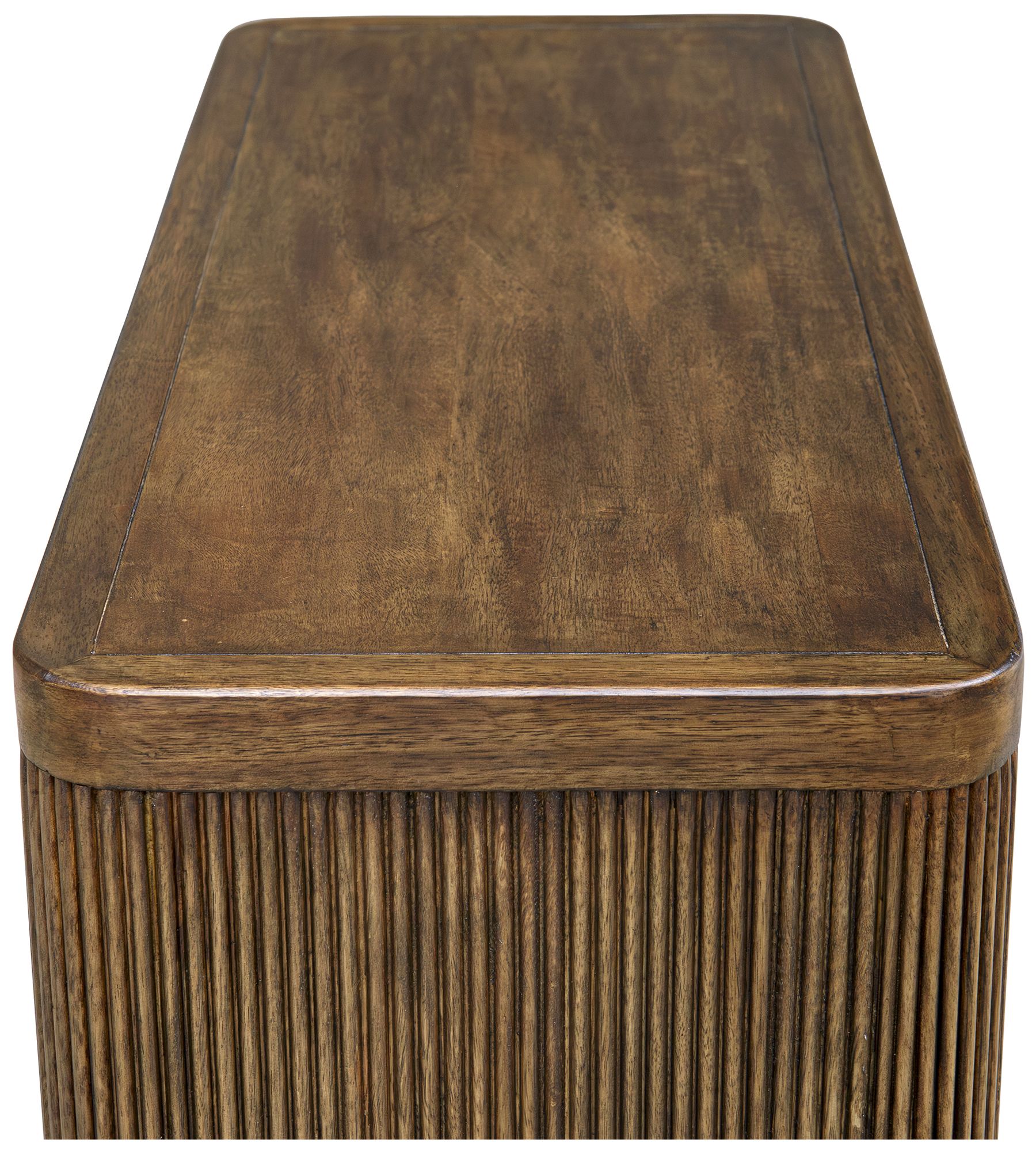 Image 5 Uttermost Pinstripe 36" Wide Mango Wood 2-Door Cabinet more views