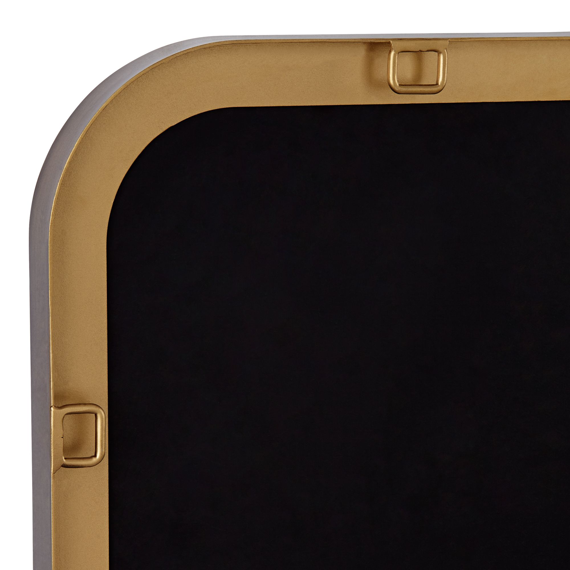 Image 4 Uttermost Placid 24x38 Aged Gold Segmented Wall Mirror more views