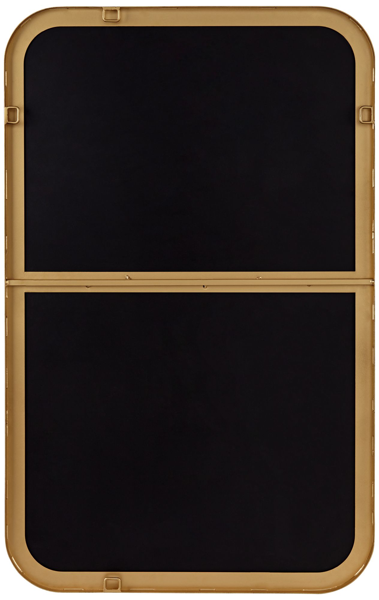 Uttermost Placid 24x38 Aged Gold Segmented Wall Mirror