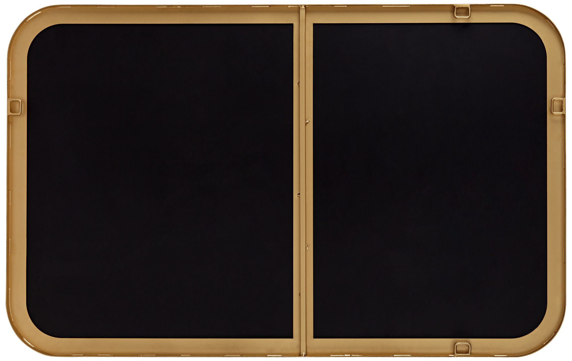 Uttermost Placid 24x38 Aged Gold Segmented Wall Mirror