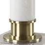 7_Uttermost Plinth 27 3/4" White Marble Column Table Lamp more views