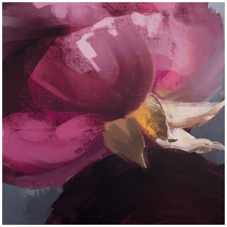 Image 5 Uttermost Plum Ranculus 50.7" Square Framed Canvas more views