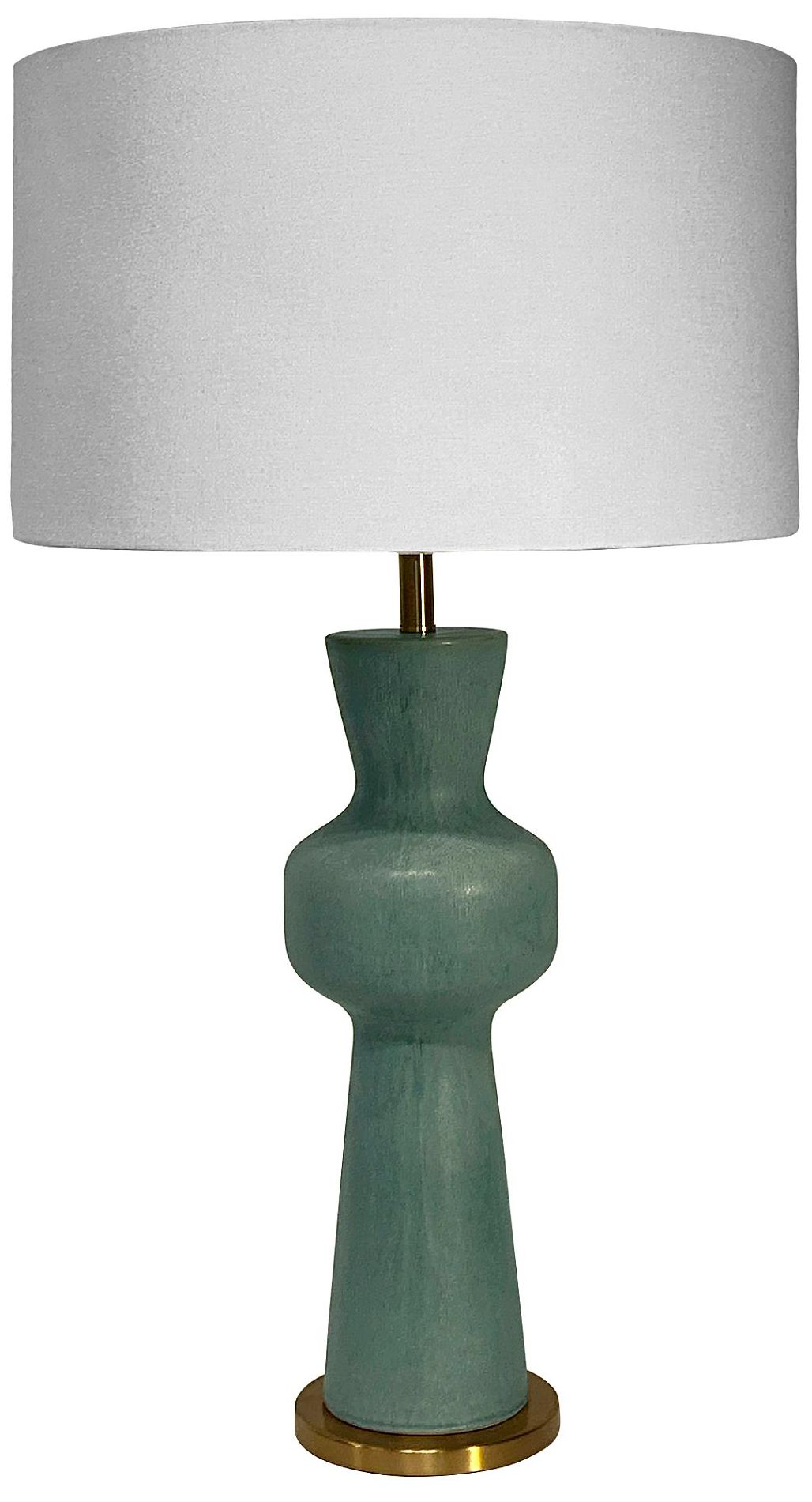 Image 2 Uttermost Pollard 29 3/4" Slate Green Ceramic Table Lamp