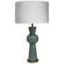 2_Uttermost Pollard 29 3/4" Slate Green Ceramic Table Lamp
