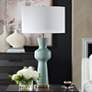 1_Uttermost Pollard 29 3/4" Slate Green Ceramic Table Lamp