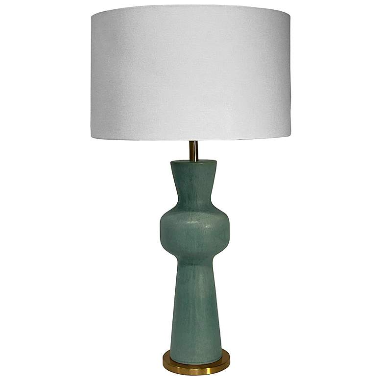 Image 2 Uttermost Pollard 29 3/4" Slate Green Ceramic Table Lamp