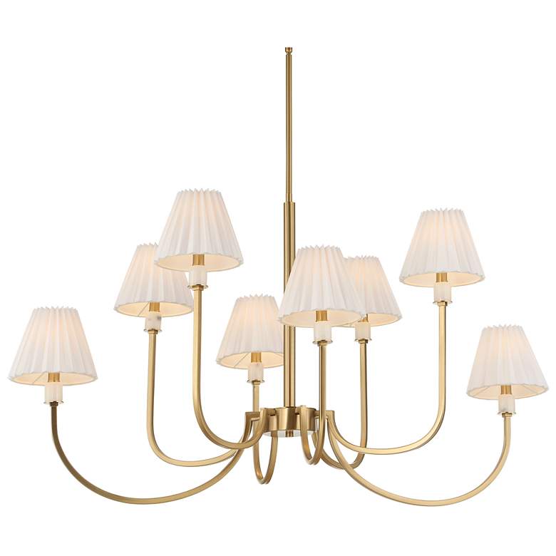 Image 3 Uttermost Poppins 45" Wide Gold 8-Light Chandelier more views
