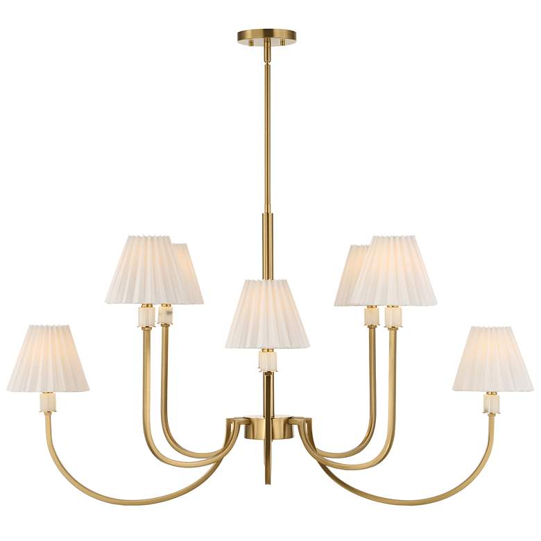 Image 4 Uttermost Poppins 45" Wide Gold 8-Light Chandelier more views