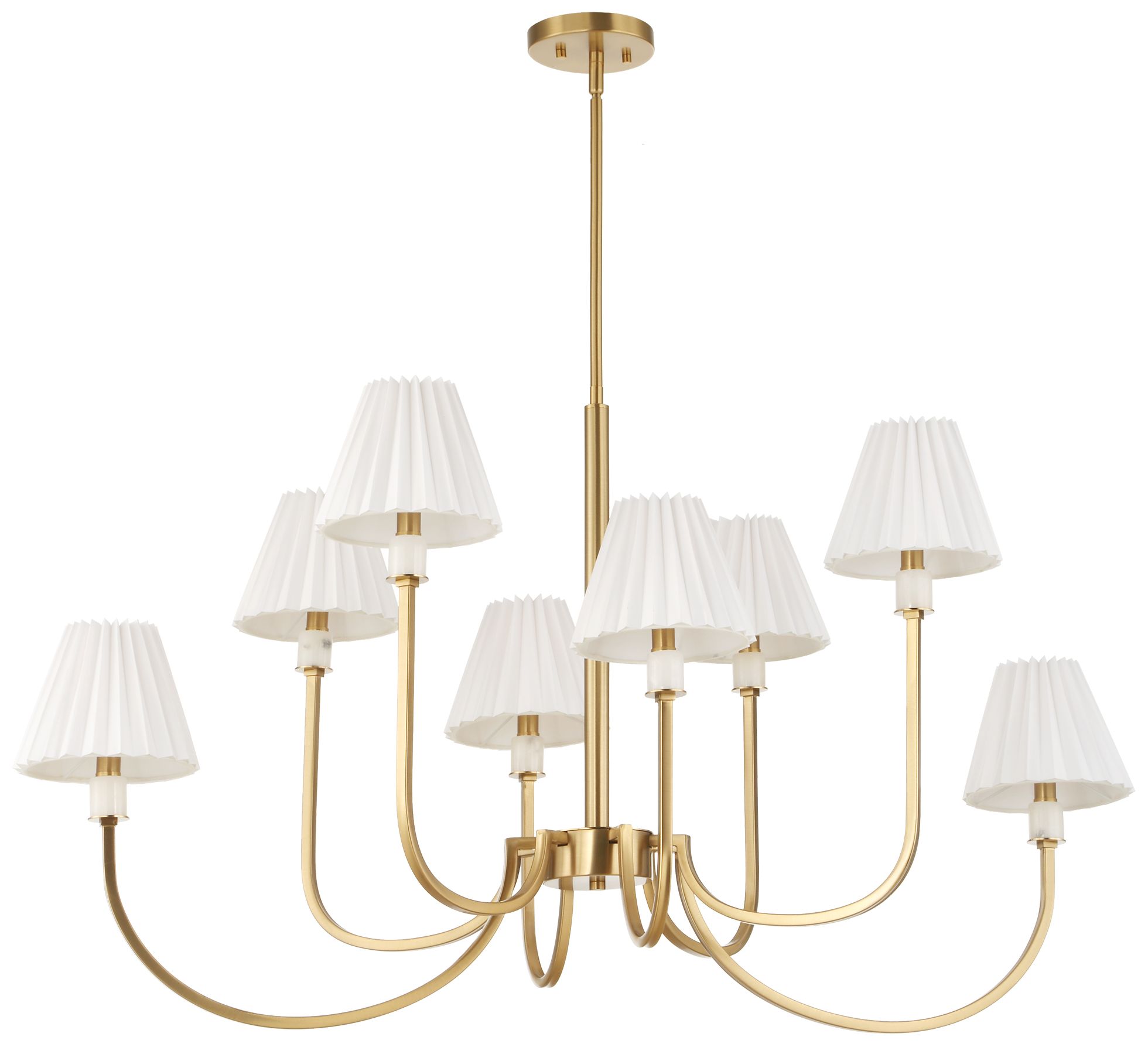 Image 5 Uttermost Poppins 45" Wide Gold 8-Light Chandelier more views