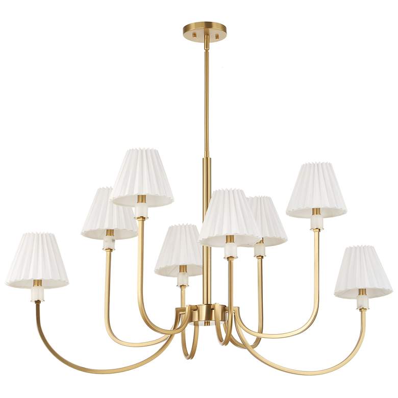 Image 5 Uttermost Poppins 45" Wide Gold 8-Light Chandelier more views