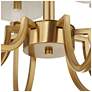 6_Uttermost Poppins 45" Wide Gold 8-Light Chandelier more views