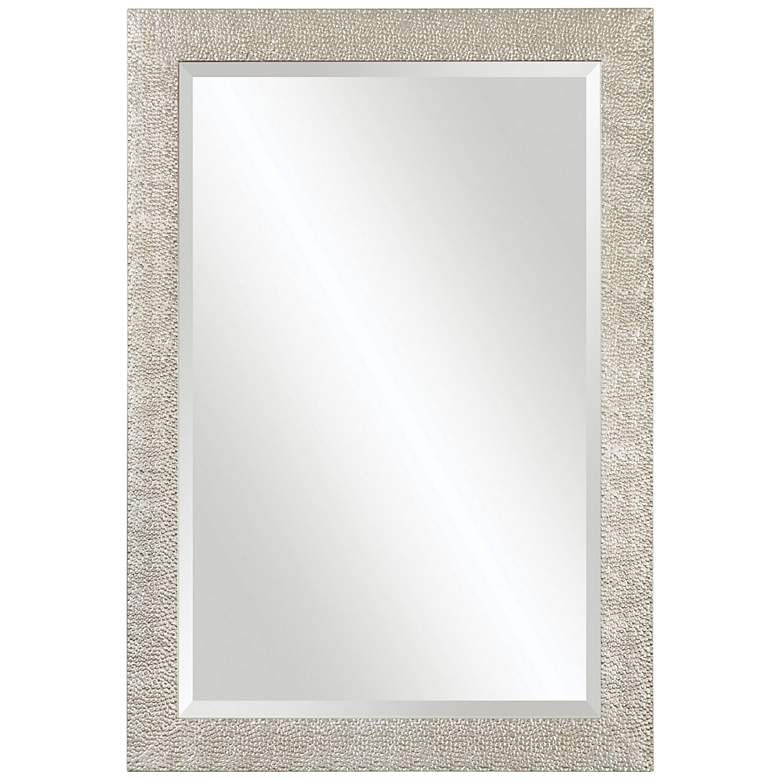 Image 2 Uttermost Porcius Antiqued Silver 29" x 41" Wall Mirror