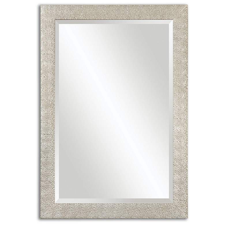 Image 2 Uttermost Porcius Antiqued Silver 29" x 41" Wall Mirror