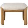2_Uttermost Port 18" High Natural Small Bench