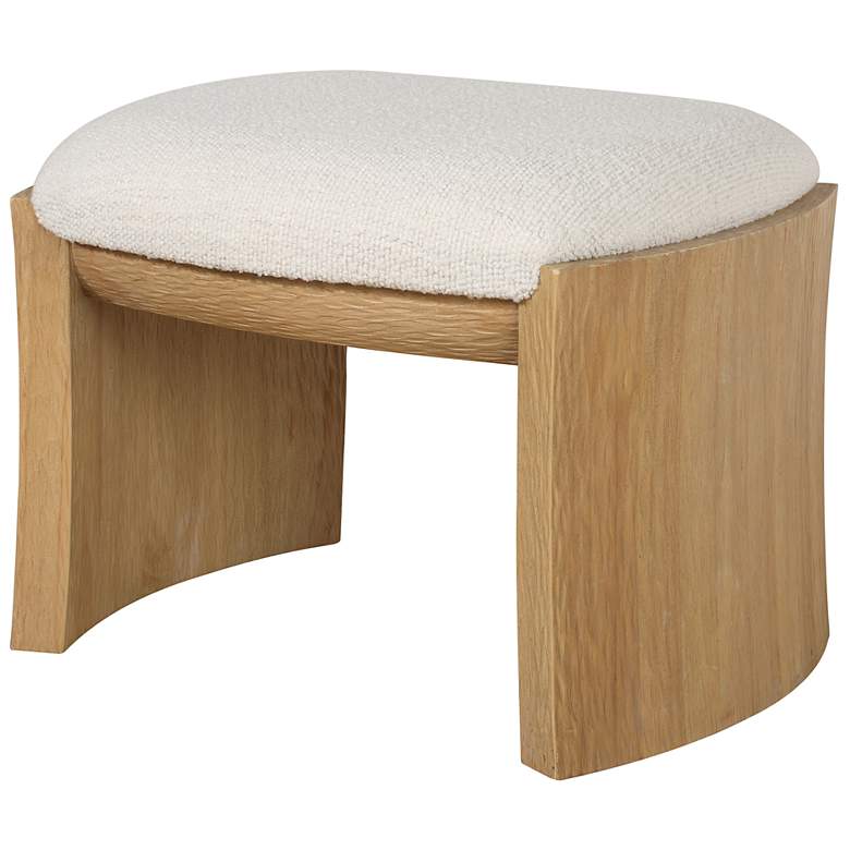 Image 4 Uttermost Port 18" High Natural Small Bench more views