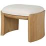 5_Uttermost Port 18" High Natural Small Bench more views